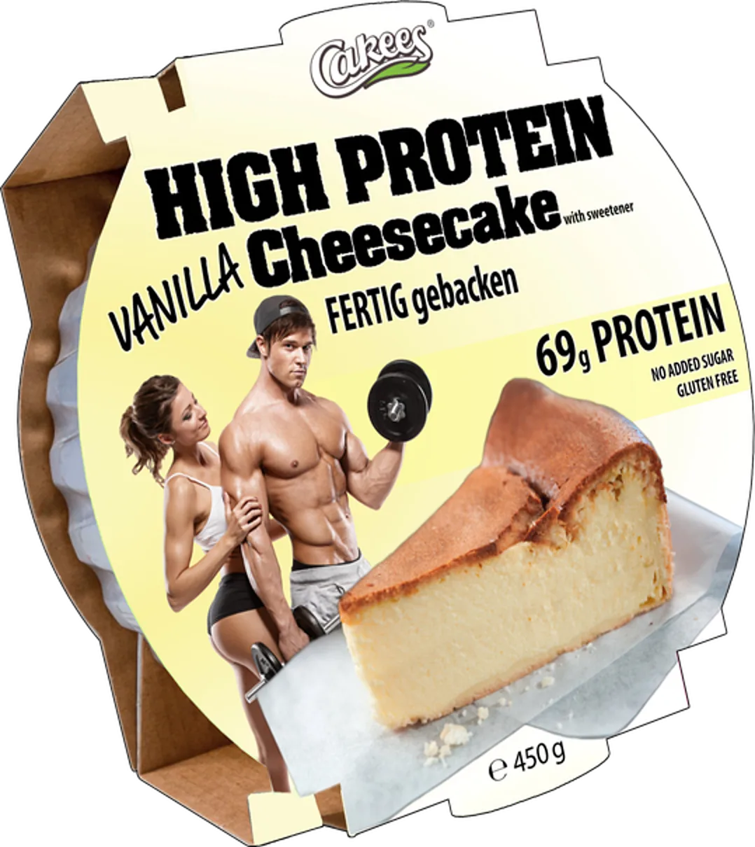 HIGH PROTEIN Quarkkuchen Vanille
